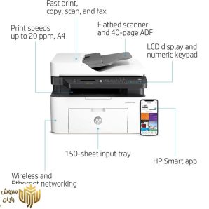 پرینتر چهار کاره لیزری اچ پی مدل Laser MFP 137fnw