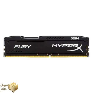 رم کامپیوتر کینگستون مدل HyperX Fury DDR4 2400MHz CL15 ظرفیت 8 گیگابایت