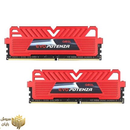 رم کامپیوتر DDR4 دو کاناله 3000 مگاهرتز گیل مدل Potenza ظرفیت 16 گیگابایت
