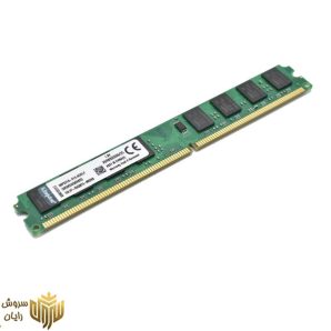 رم دسکتاپ DDR2 تک کاناله 800 مگاهرتز کینگستون ظرفیت 2 گیگابایت