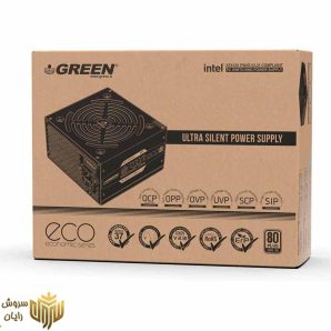منبع تغذیه کامپیوتر گرین مدل GP450A-ECO Rev3.1