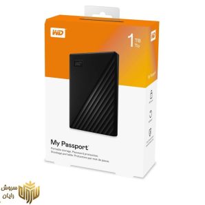 هارد اکسترنال وسترن دیجیتال مدل My Passport WDBYvg0010BBK-WESN ظرفیت 1 ترابایت