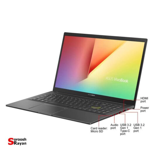 لپ تاپ Asus VivoBook K513EQ Core i7-1165G7 8GB-۵۱۲SSD-2GB