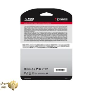 اس اس دی اینترنال کینگستون مدل A400 ظرفیت 480 گیگابایت