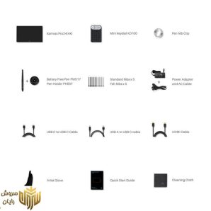 قلم نوری هویون مدل Kamvas Pro 24 4K
