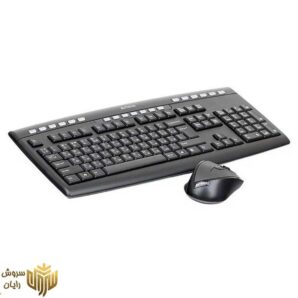 کیبورد و ماوس بی سیم ای فورتک مدل 9200F