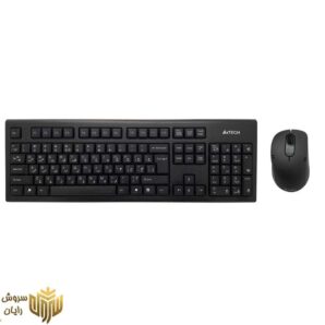 کیبورد و ماوس بی سیم ای فورتک مدل 7100N
