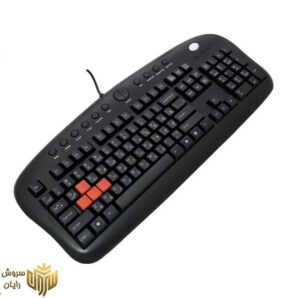 کیبورد مخصوص بازی ای فورتک مدل KB-28G