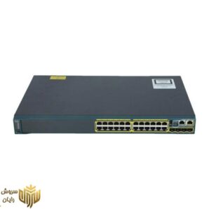 سوییچ 24 پورت POE سیسکو مدل WS-C2960S-24PS-L