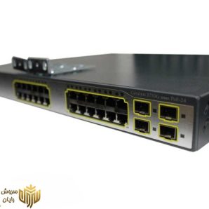 سوئیچ سیسکو مدل WS-C3750G-24PS-S