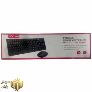 کیبورد و موس بی سیم تسکو مدل TKM 7019W