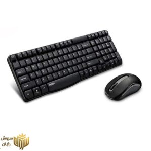 کیبورد و ماوس رپو مدل X1800S به همراه حروف فارسی