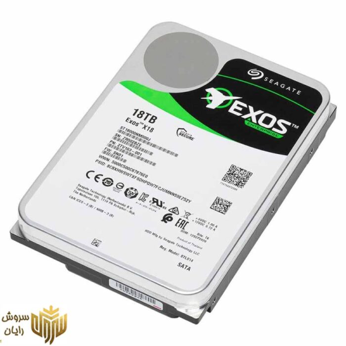 هارد دیسک اینترنال سیگیت مدل EXOS X18 ST18000NM000J ظرفیت 18 ترابایت