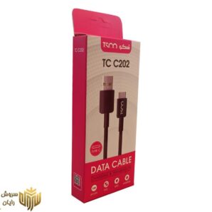 کابل تبدیل USB به USB-C تسکو مدل TCC 202 طول 1 متر