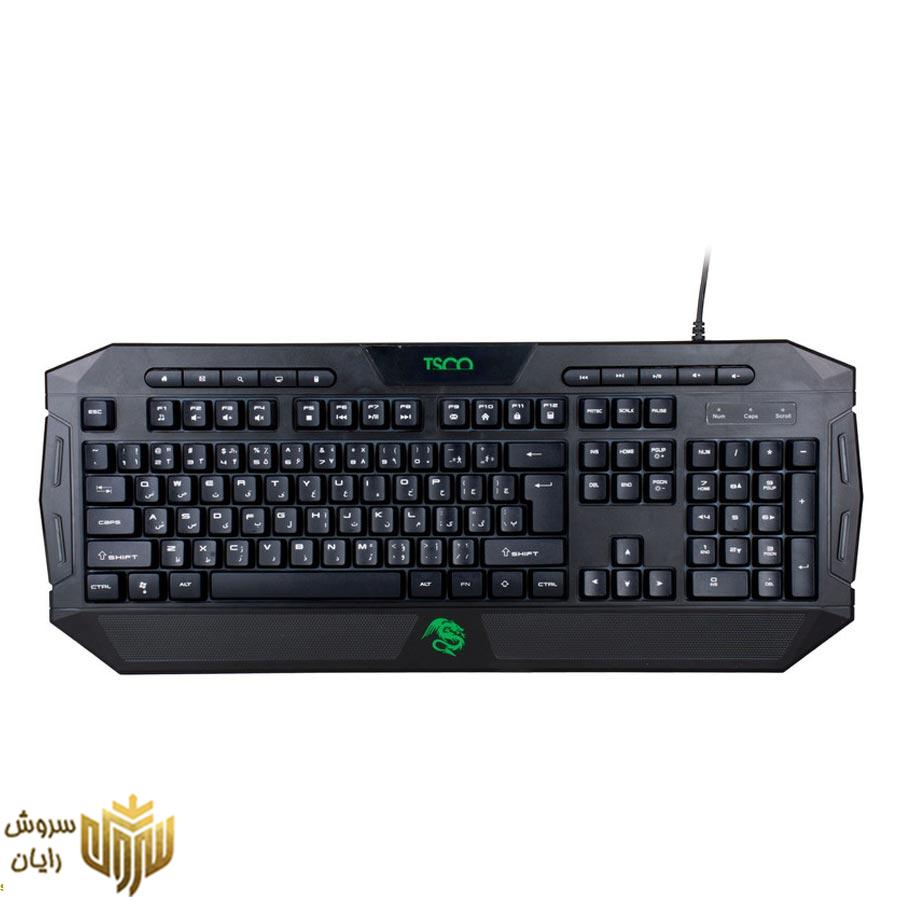 کیبورد مخصوص بازی تسکو مدل TK 8124