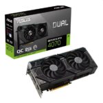 کارت گرافیک ایسوس Dual GeForce RTX 4070 OC Edition 12GB GDDR6X