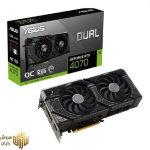 کارت گرافیک ایسوس Dual GeForce RTX 4070 OC Edition 12GB GDDR6X