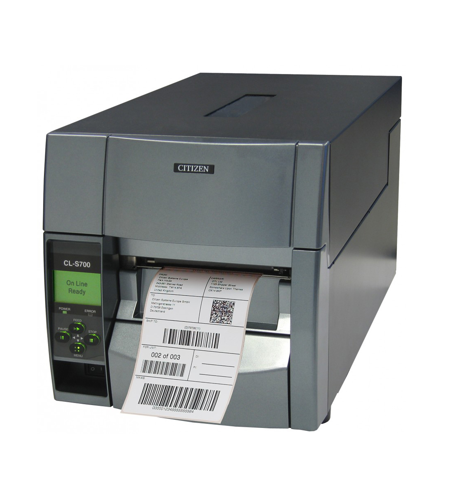 پرینتر لیبل زن صنعتی سیتیزن مدل CL-S700