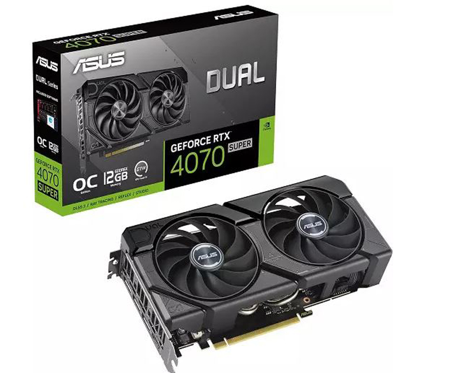 کارت گرافیک ASUS GeForce RTX 4070 SUPER Dual OC