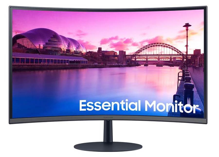 مانیتور خمیده سامسونگ سایز 27 اینچ مدل LS27C390