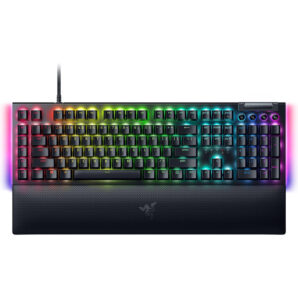 کیبورد مخصوص بازی ریزر مدل Blackwidow V4 Yellow Switch