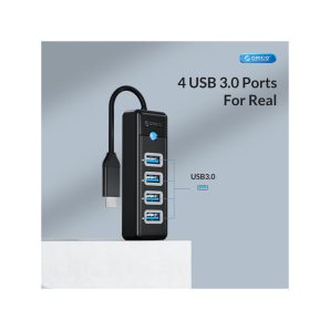 هاب 4 پورت USB -C اوریکو مدل PW4U-C3