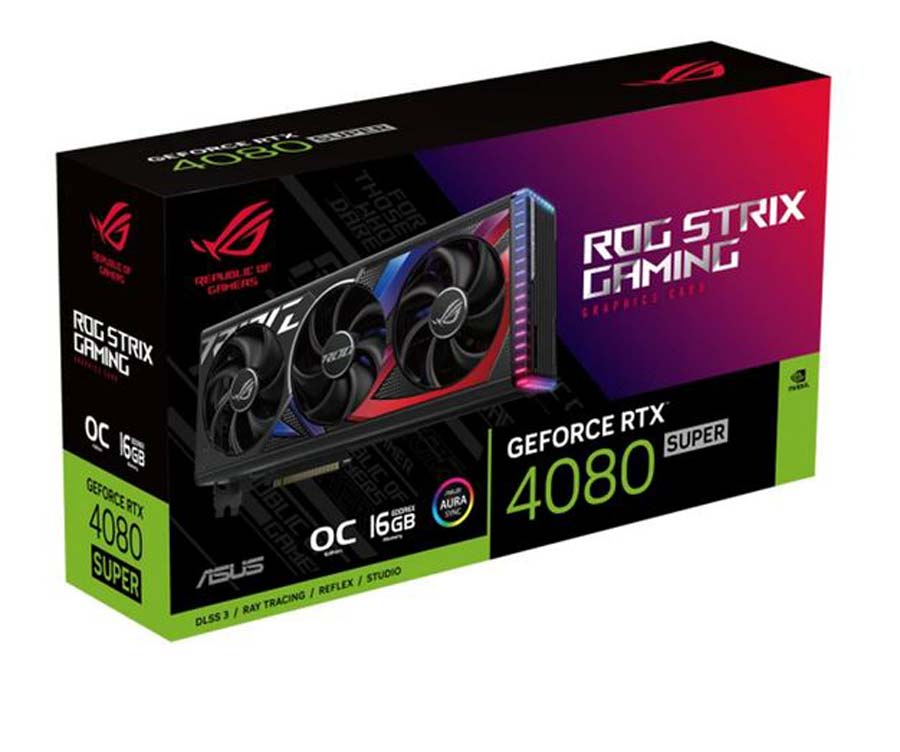 کارت گرافیک ایسوس مدل ROG Strix GeForce RTX 4080 SUPER 16GB GDDR6X OC Edition
