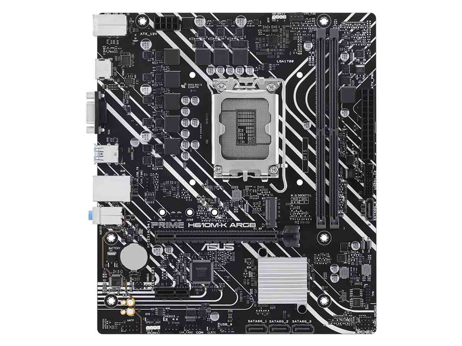 مادربرد ایسوس مدل ASUS PRIME H610M-K ARGB DDR5