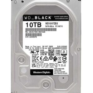 هارددیسک اینترنال وسترن دیجیتال مدل Black WD101FZBX ظرفیت 10 ترابایت