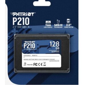 اس اس دی 2.5 اینچی اینترنال پتریوت مدل P210 ظرفیت 128 گیگابایت