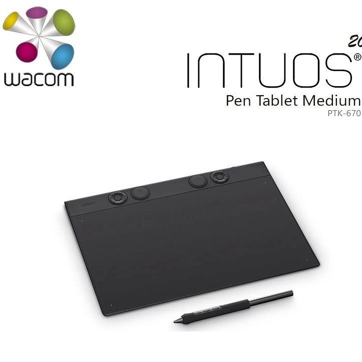 قلم نوری وکام مدل intuos pro medium PTK-670