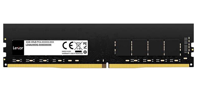 رم کامپیوتر لکسار تک کاناله مدل LD4AU016G فرکانس 3200 مگاهرتز DDR4 تایمینگ CL22 حافظه 16 گیگابایت