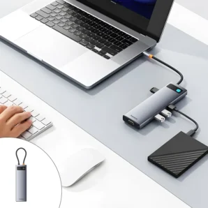 هاب USB-C ۱۱ پورت باسئوس مدل BS-OH147-B00030709811