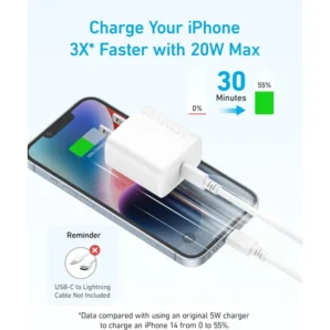 شارژر دیواری 20 وات انکر مدل Select Charger A2347