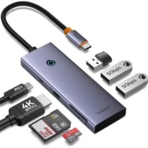 هاب ۷ پورت تایپ سی باسئوس UltraJoy مدل BS-OH159