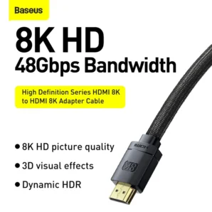 کابل HDMI باسئوس مدل CAKGQ-L01 طول 1 متر 8K