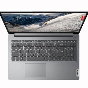 لپتاپ لنوو مدل IdeaPad 1 15IJL7 با پردازنده Celeron N4500، رم DDR4 8GB با فرکانس 2933MHz، حافظه SSD با ظرفیت 256GB، نمایشگر 15.6 اینچ TN با وضوح Full HD