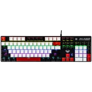 کیبورد مکانیکال گیمینگ آئولا مدل AULA S500 با سوئیچ آبی RGB