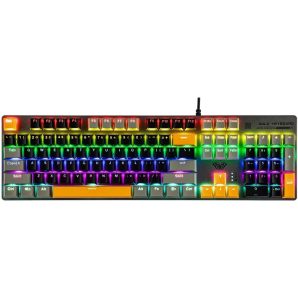 کیبورد مکانیکال گیمینگ آئولا مدل AULA S500 با سوئیچ آبی RGB