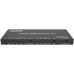 سوئیچ 4 پورت HDMI فرانت مدل FN-S241A با خروجی صدا و رابط RS232