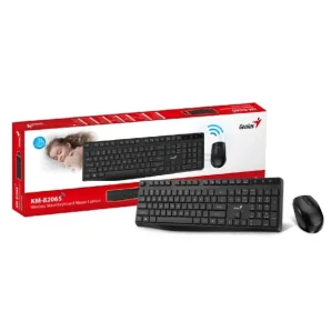 کیبورد و ماوس بی سیم جنیوس مدل KM-8206S