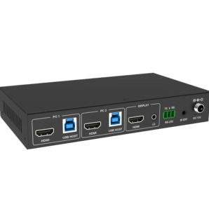 کی وی ام سوئیچ 2 پورت HDMI 2.0/USB 3.0 فرانت مدل FN-K3H21 با رزولوشن 4K@60 به همراه ریموت