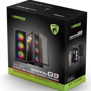 کیس کامپیوتر گیمینگ گرین مدل GRIFFIN G9