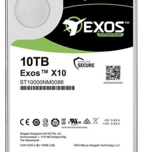 هارد دیسک اینترنال سیگیت سری Exos ظرفیت 10 ترابایت