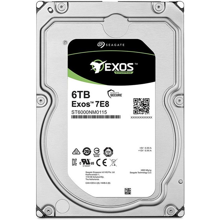 هارد دیسک اینترنال سیگیت سری Exos ظرفیت 6 ترابایت